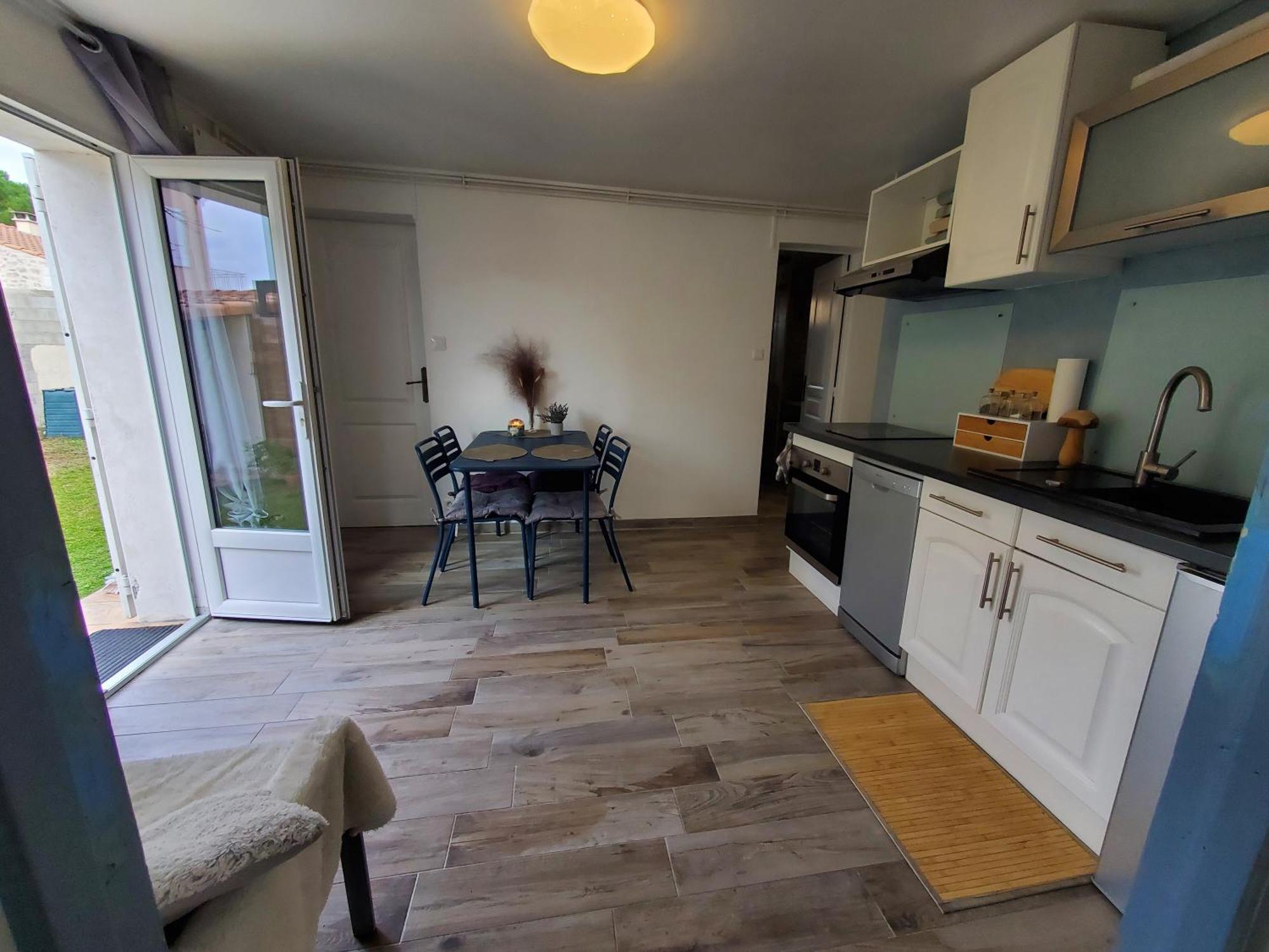 Appart 28M2 Avec Jardin Et Parking Prives, Chambre Separee Milhaud Екстер'єр фото